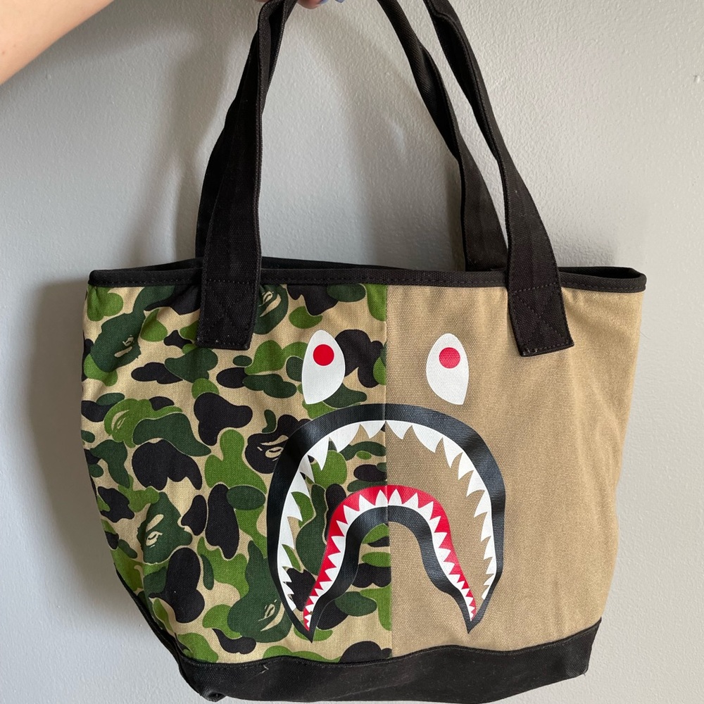 Authentic Bape Women’s Shark & Camo Purse
